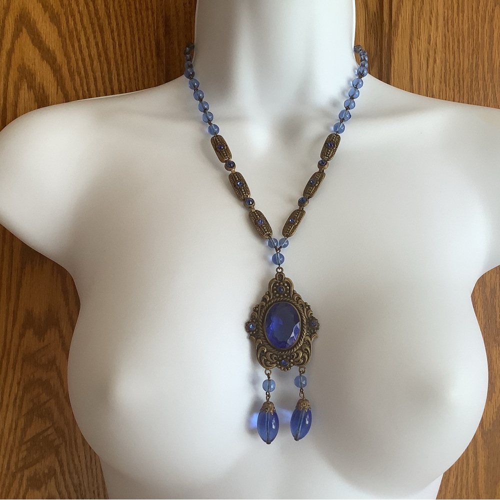 Art Deco Czech Glass Necklace